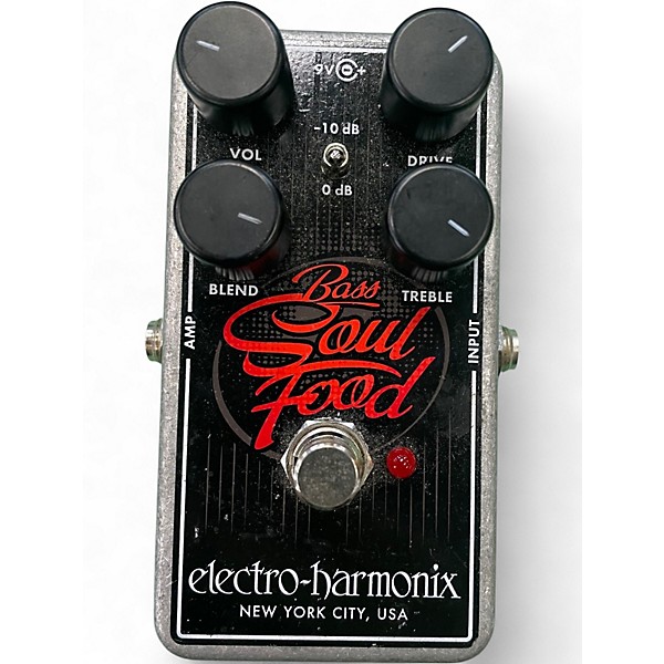 Used Electro-Harmonix Bass Soul Food Overdrive Bass Effect Pedal