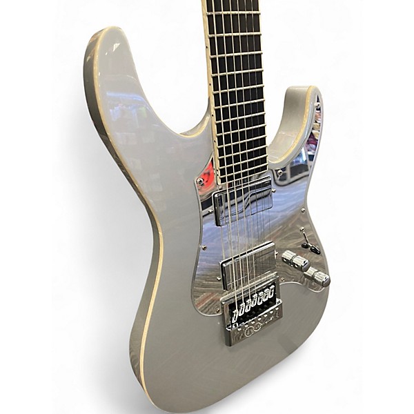 Used ESP LTD KS-M7 Silver Solid Body Electric Guitar
