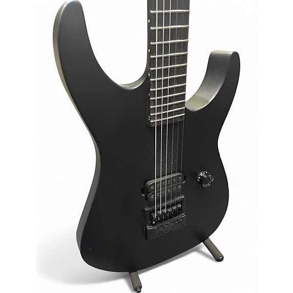 Used ESP LTD Black Metal Black Solid Body Electric Guitar