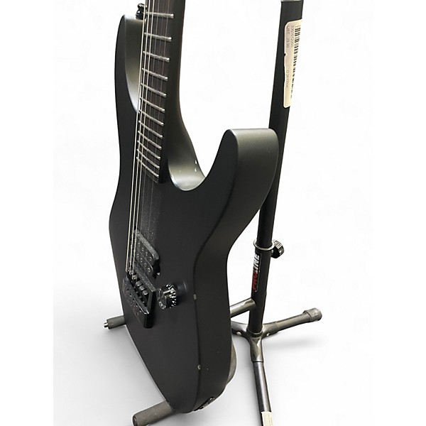 Used ESP LTD Black Metal Black Solid Body Electric Guitar