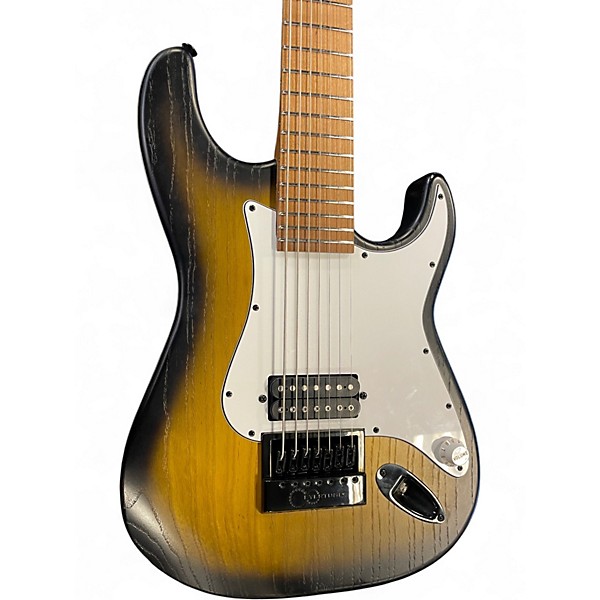 Used Kiesel DELOS 7  2 Tone Sunburst Solid Body Electric Guitar