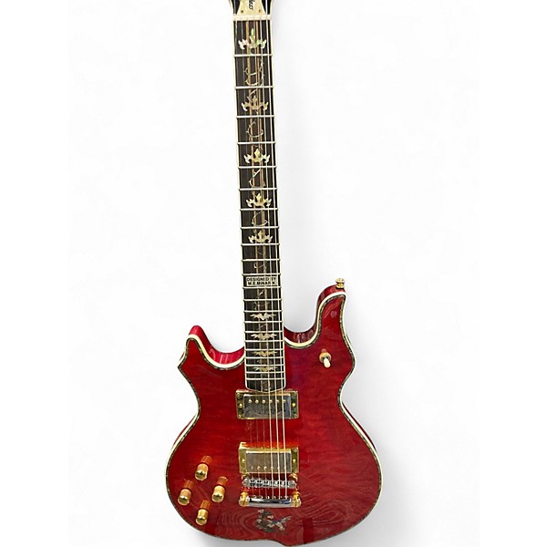 Used Minarik Goddess Trans Crimson Red Solid Body Electric Guitar