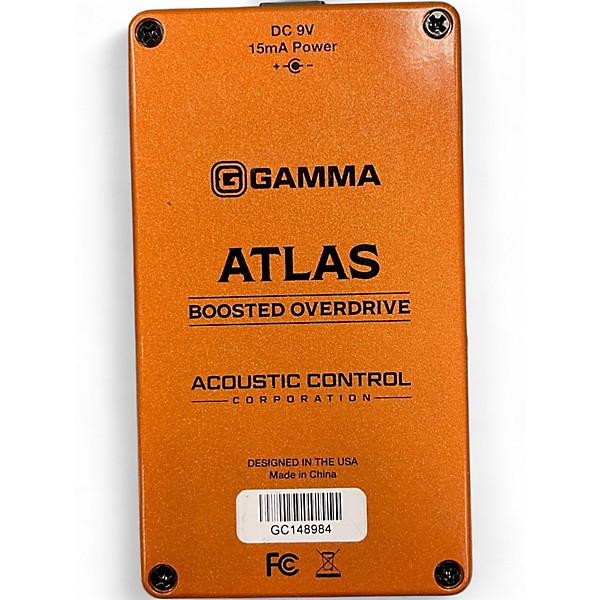 Used GAMMA ATLAS BOOSTED OVERDRIVE Effect Pedal