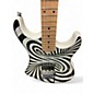 Used Kramer THE 84 THE ILLUSIONIST Black and White Solid Body Electric Guitar