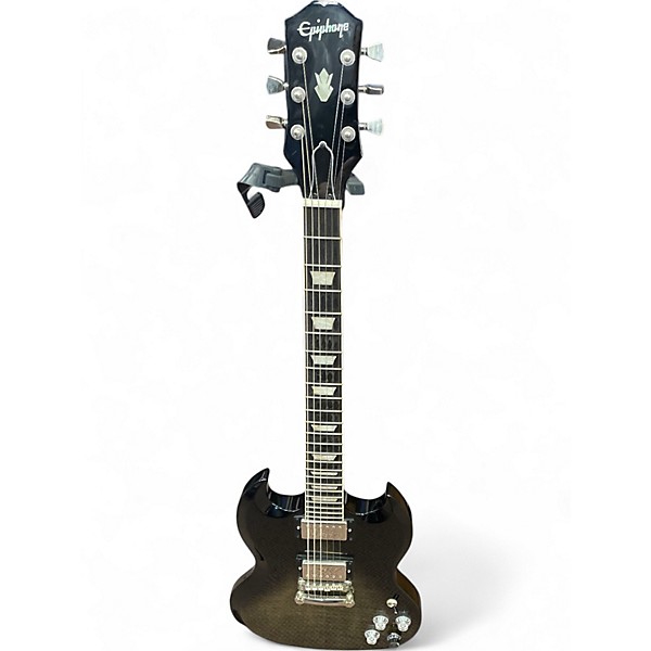 Used Epiphone SG MODERN Trans Black Solid Body Electric Guitar