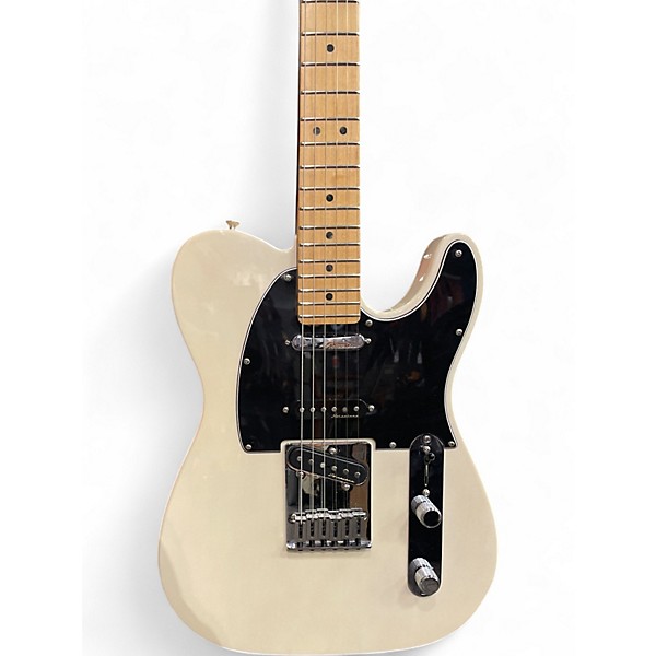 Used Fender Deluxe Nashville Telecaster Olympic White Solid Body Electric Guitar
