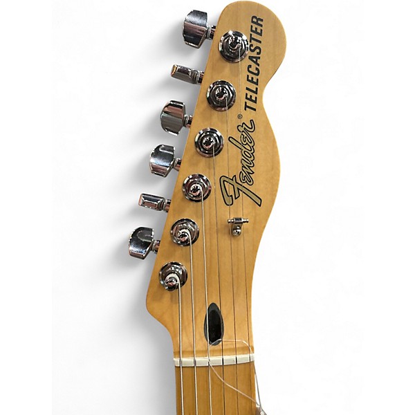 Used Fender Deluxe Nashville Telecaster Olympic White Solid Body Electric Guitar