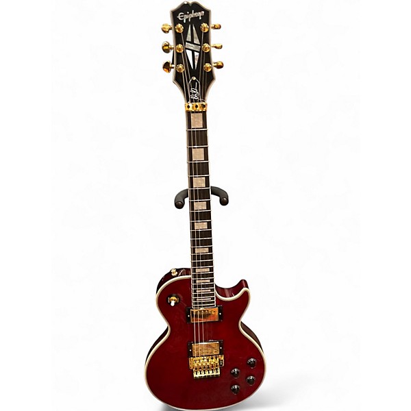 Used Epiphone ALEX LIFESON LES PAUL CUSTOM Ruby Solid Body Electric Guitar