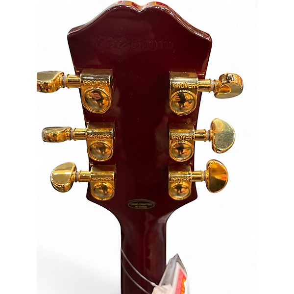 Used Epiphone ALEX LIFESON LES PAUL CUSTOM Ruby Solid Body Electric Guitar