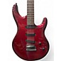 Used Ernie Ball Music Man LUKE 4 Candy Apple Red Metallic Solid Body Electric Guitar