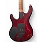 Used Ernie Ball Music Man LUKE 4 Candy Apple Red Metallic Solid Body Electric Guitar