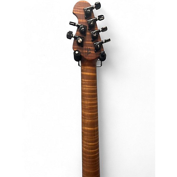 Used Ernie Ball Music Man LUKE 4 Candy Apple Red Metallic Solid Body Electric Guitar