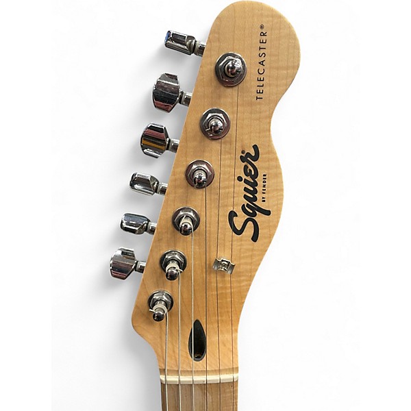 Used Squier Telecaster Blonde Solid Body Electric Guitar