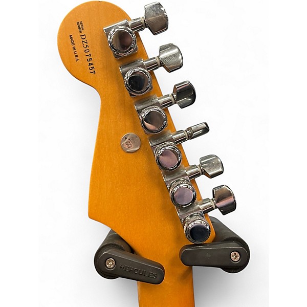 Used 2005 Fender American Deluxe Stratocaster Blonde Solid Body Electric Guitar