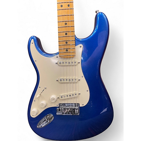 Used Fender American Ultra Stratocaster Blue Solid Body Electric Guitar