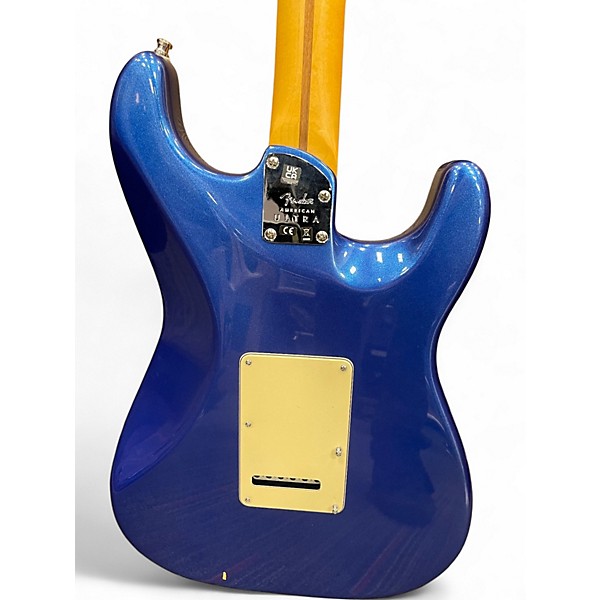 Used Fender American Ultra Stratocaster Blue Solid Body Electric Guitar