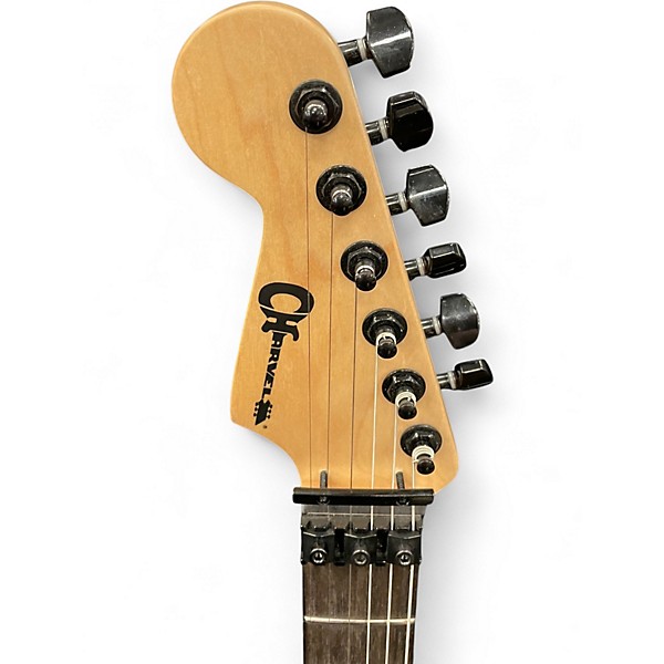 Used Charvel Pro Mod San Dimas STYLE 1 HH FR Black Solid Body Electric Guitar