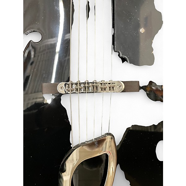 Used Guild t50sllm Ebony Hollow Body Electric Guitar