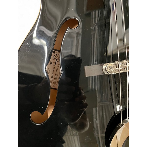 Used Guild t50sllm Ebony Hollow Body Electric Guitar