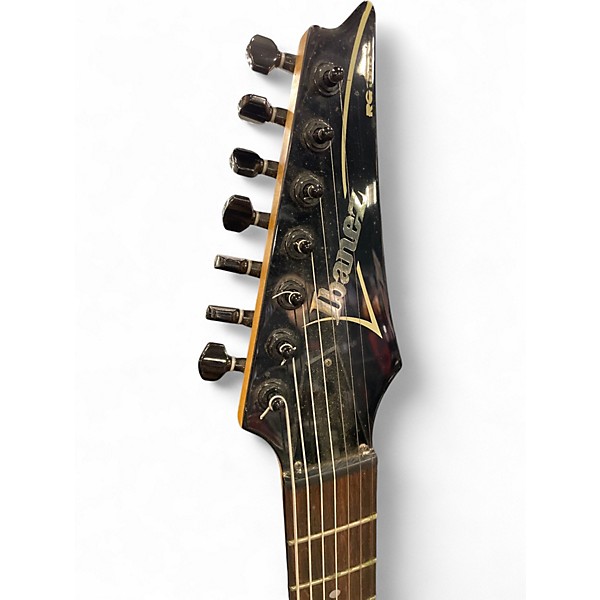 Used 1999 Ibanez RG7620 7 String Black Solid Body Electric Guitar