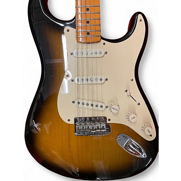 Used Fender Artist Series Eric Johnson Stratocaster 2 Color Sunburst Solid Body Electric Guitar