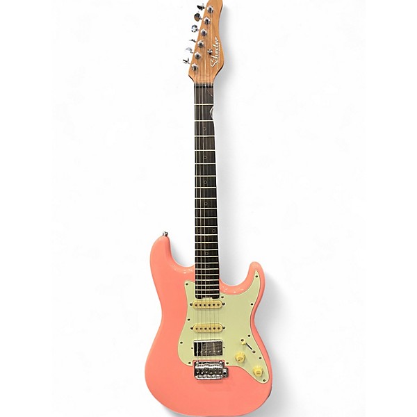 Used Schecter Guitar Research Nick Johnston Traditional Pink Solid Body Electric Guitar