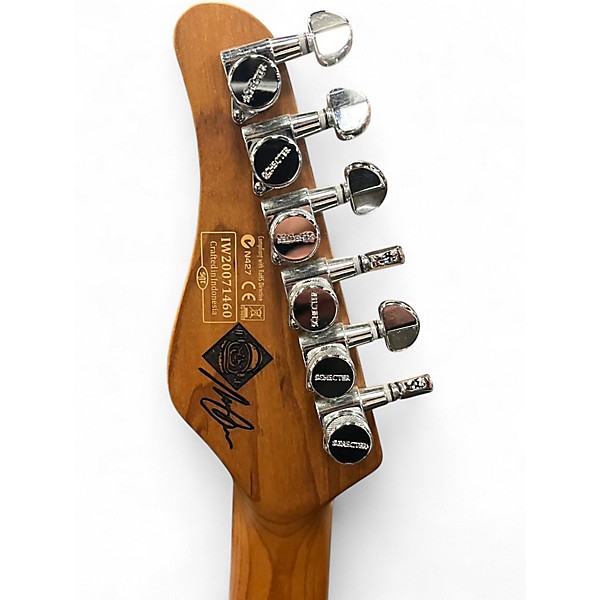 Used Schecter Guitar Research Nick Johnston Traditional Pink Solid Body Electric Guitar