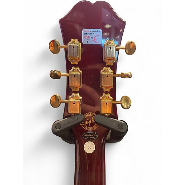 Used Epiphone Riviera P93 Cherry Hollow Body Electric Guitar