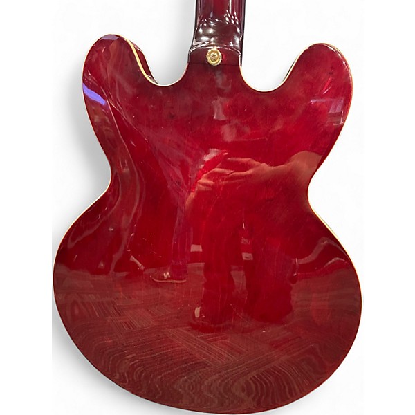 Used Epiphone Riviera P93 Cherry Hollow Body Electric Guitar