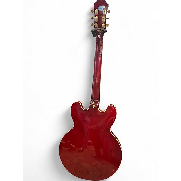 Used Epiphone Riviera P93 Cherry Hollow Body Electric Guitar