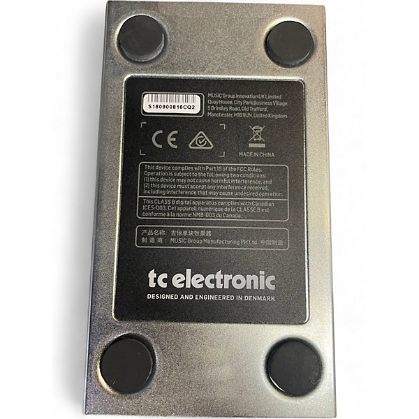 Used TC Electronic DRIP SPRING REVERB Effect Pedal