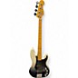 Used Fender Player Plus Active Precision Bass Black and White Electric Bass Guitar thumbnail