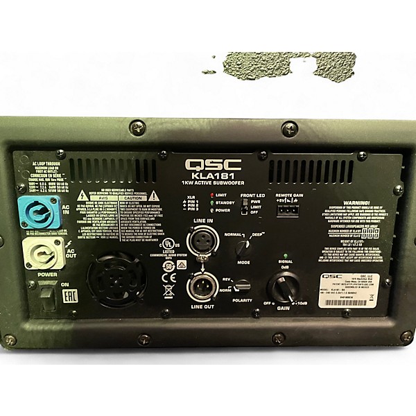 Used QSC KLA181 Powered Subwoofer