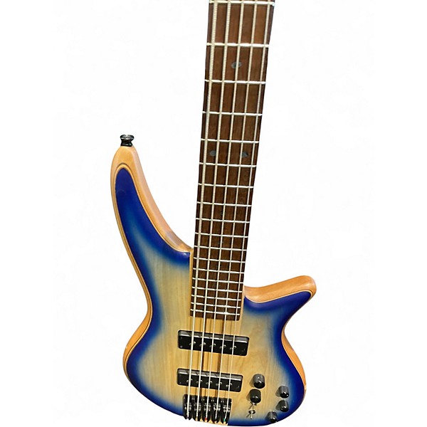 Used Jackson pro spectra Blue Burst Electric Bass Guitar
