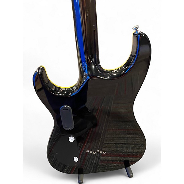 Used Washburn X50PROFE Transparent Black Solid Body Electric Guitar