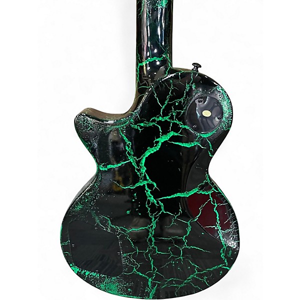 Used Firefly FFLPS Green Crackle Solid Body Electric Guitar