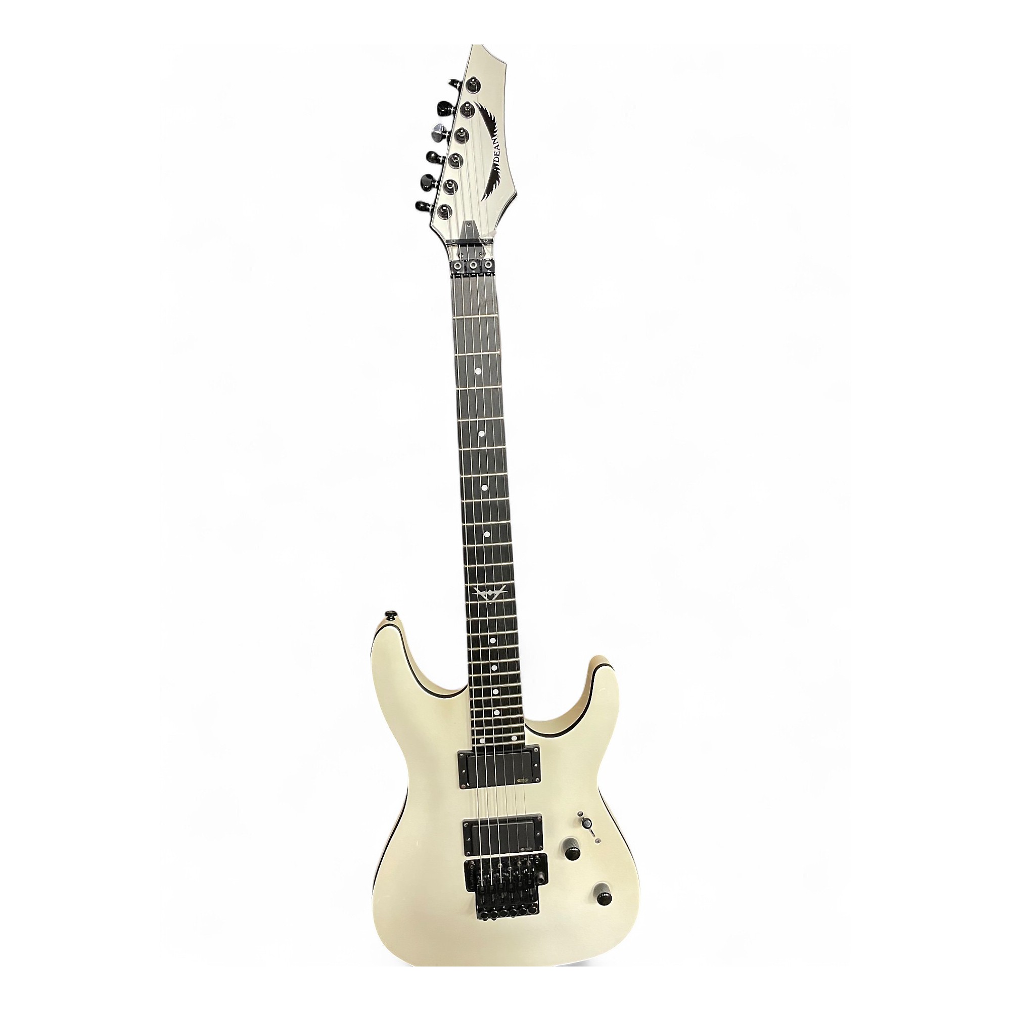 Dean V Custom (2019) - ヴィンテージホワイト Dean Christian Martucci V Electric Guitar Vintage White | Guitar