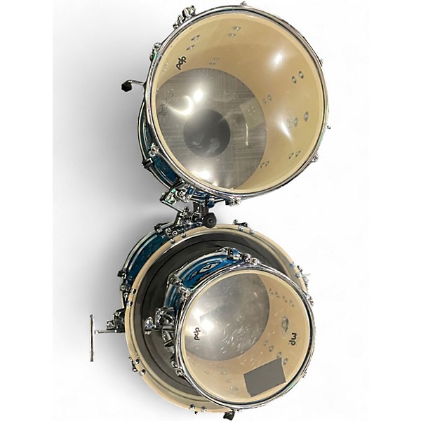 Used PDP by DW 3 Piece AQUABATS KIT Aquabats Wrap Drum Kit