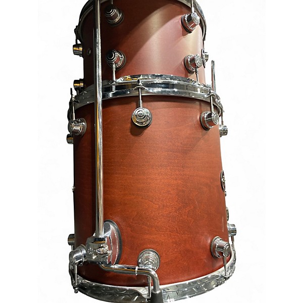 Used DW 3 Piece Performance Series Dark Cherry Burst Drum Kit