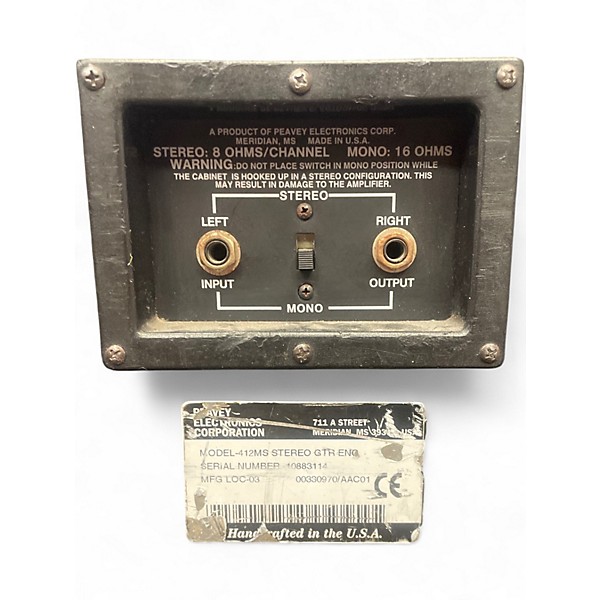 Used Peavey 412ms Guitar Cabinet