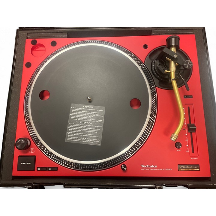Used Technics SL-1200M7L-R 50TH ANNIVESARY Turntable | Guitar Center