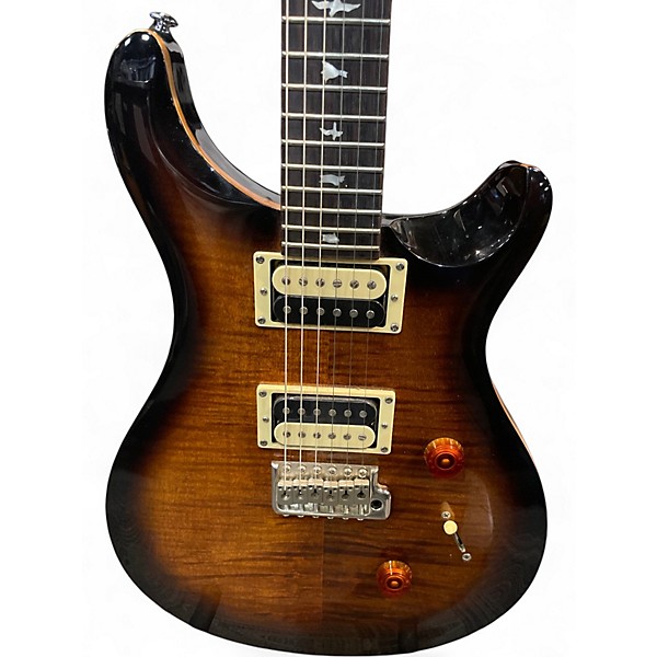 Used PRS SE Custom 24 BLACK GOLD SUNBURST Solid Body Electric Guitar