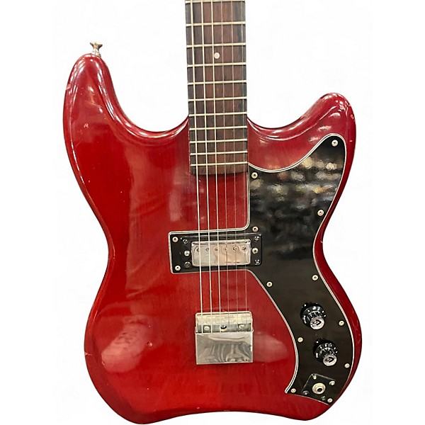 Vintage 1963 Guild S-50 JETSTAR Red Solid Body Electric Guitar