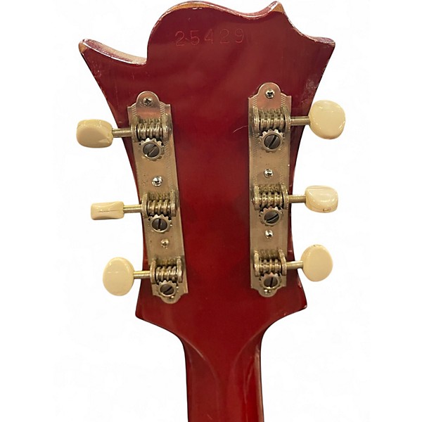 Vintage 1963 Guild S-50 JETSTAR Red Solid Body Electric Guitar