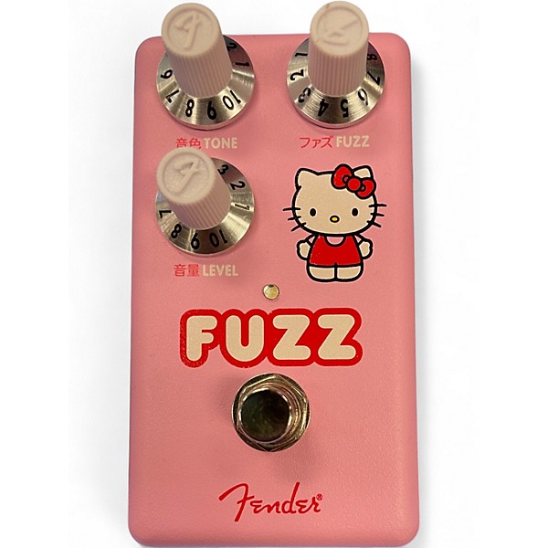 Used Fender Hello Kitty Fuzz Effect Pedal