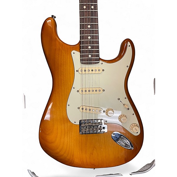 Used Fender American Performer Stratocaster SSS Honey Burst Solid Body Electric Guitar