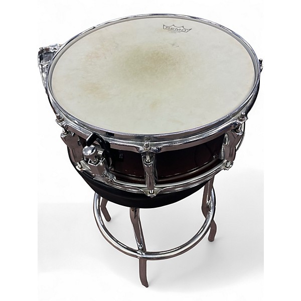 Used Yamaha 14in WOODSHELL SNARE BROWN FADE Drum
