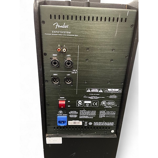 Used Fender PR3265 Expo Line-Array PA System Powered Speaker