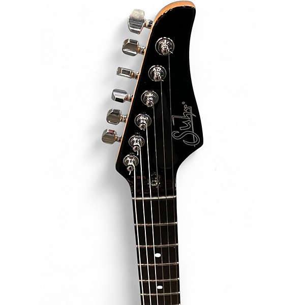 Used Suhr Pete Thorn Signature Black Sparkle Solid Body Electric Guitar