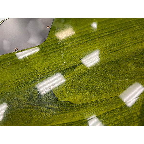 Used Aria Pro II PE-Series Olive Green Solid Body Electric Guitar